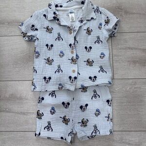 Mickey & Friends Character Linen Set - Blue